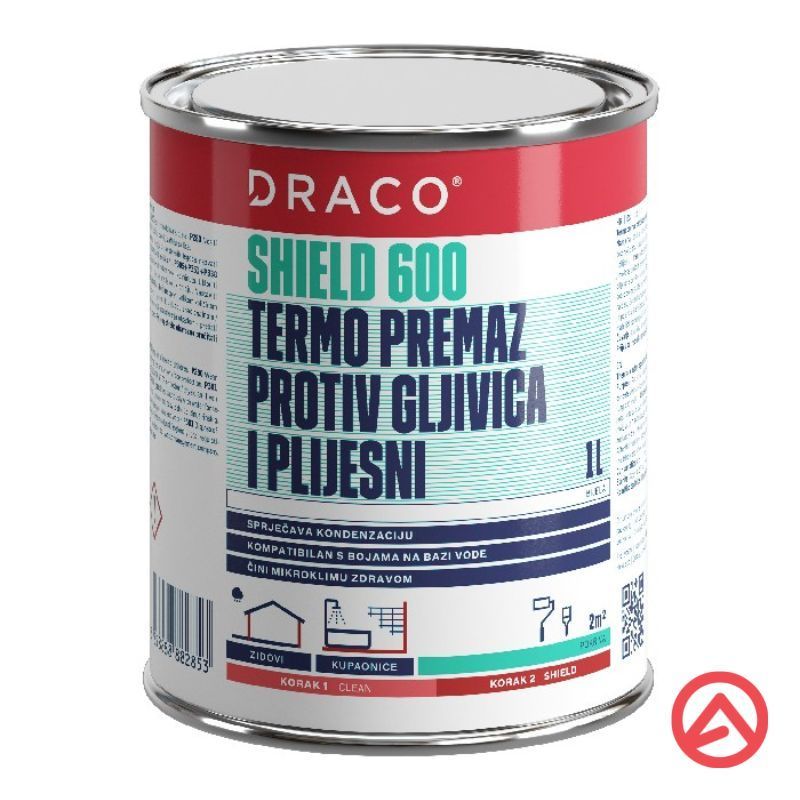 DRACO SHIELD 600 - termo premaz protiv gljivica i plijesni Cijena