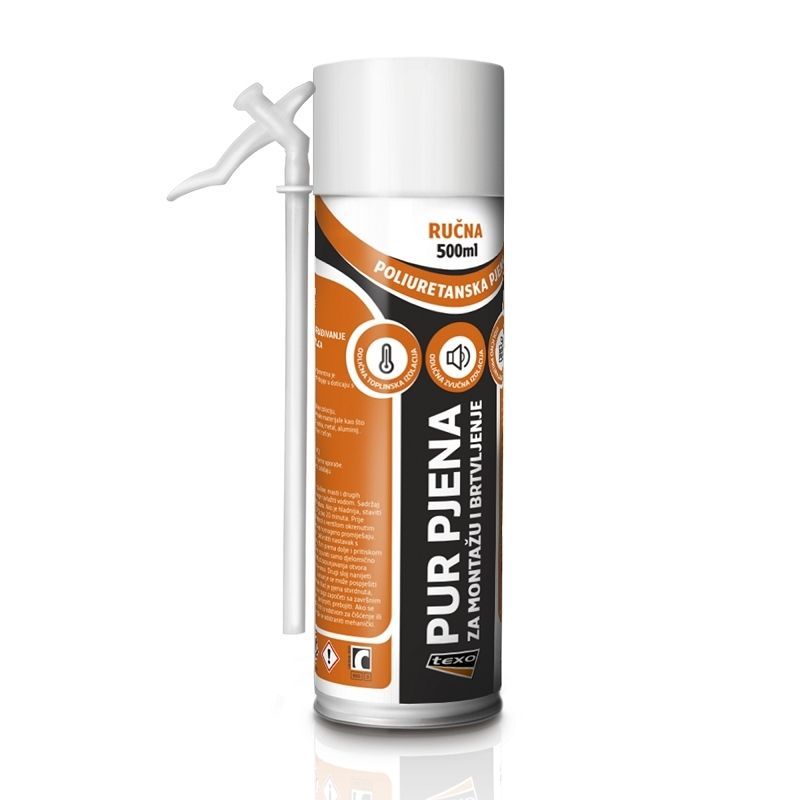 T PU pjena obična - ručna 500 ml OX Cijena