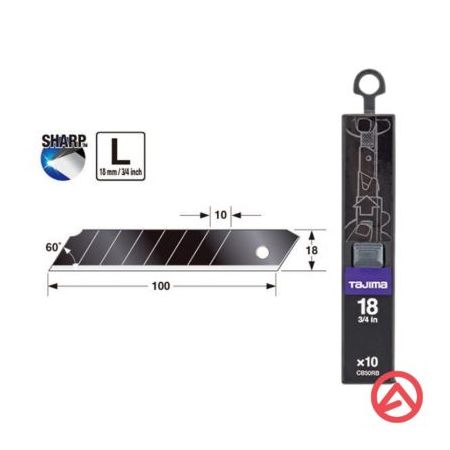 TAJIMA Razar Black nožići za skalpel crni 18mm [10 kom] Cijena