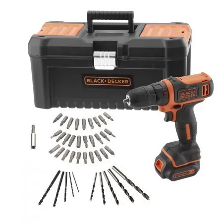 BLACK&DECKER Aku bušilica-odvijač BDCDD121KA [10.8V;1.5Ah] + 40/1 pribor Cijena Akcija