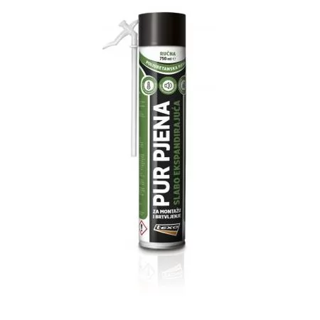 T PU pjena slabo ekspandirajuća P210 - ručna 500 ml Cijena Akcija