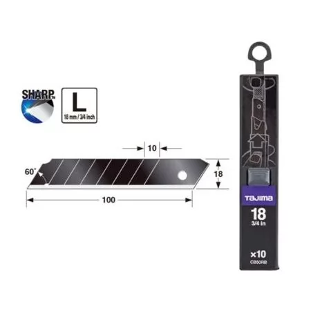 Tajima Nožići za skalpel crni CB50RB 18mm (10kom) Cijena Akcija