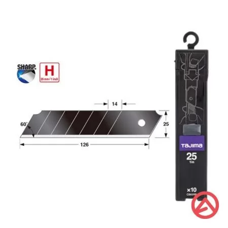 TAJIMA Razar Black nožići za skalpel crni 25mm [10 kom] Cijena Akcija