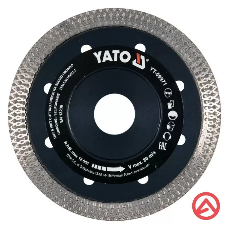 YATO dijamantni tanki disk za rezanje i brušenje [115x1.6mm] YT-59971 Cijena Akcija