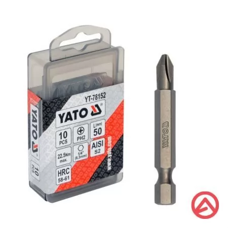 YATO Set križnih bit nastavaka PH 2x50 mm [10 kom] YT-78152 Cijena Akcija